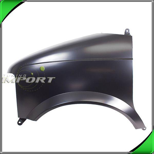 1995-2005 chevrolet astro left front fender primed black steel replacement lh