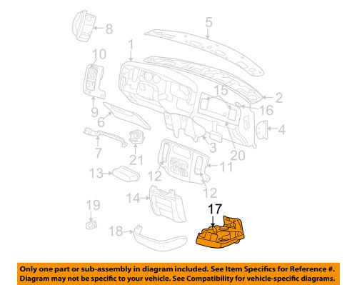 Dodge chrysler oem 02-05 ram 1500 instrument panel dash-cup holder 5gt151dvae