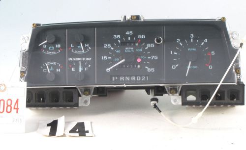 Oem 89 90 91 92 1992 ford ranger mt  instrument cluster speedometer gauges 14k