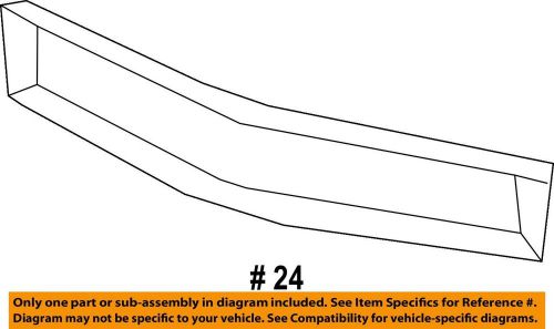 Chevrolet gm oem 06-13 corvette front bumper-lower grille rear bracket 15822871