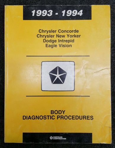 1993-1994 chrysler concord-new yorker/ dodge intrepid/ eagle vision oem manual