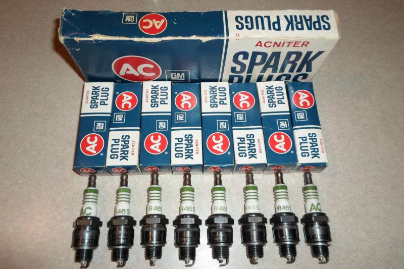 Ac spark plug r46s plugs - nos-oem- new- oldsmobile 442 pontiac gto