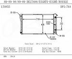 Osc 764 radiator