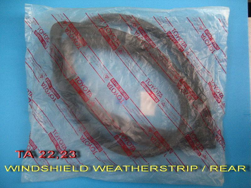 Rear windshield weatherstrip toyota celica ra20 ra21 ra22 ta22 ra23 ta23 1 pcs