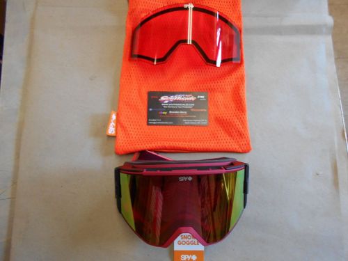 Spy ace snowmobile goggle elemental blush pnkw/pnkspect+pink 310071189376