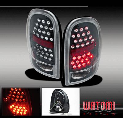 96-00 caravan/98-03 durango led brake tail lights black