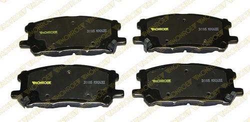 Monroe dx1005 brake pad or shoe, front-monroe dynamics brake pad