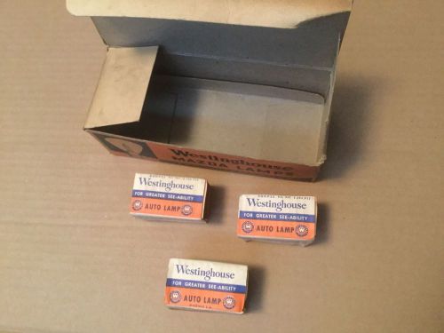 3 vintage auto lamp bulbs westinghouse mazda lamps