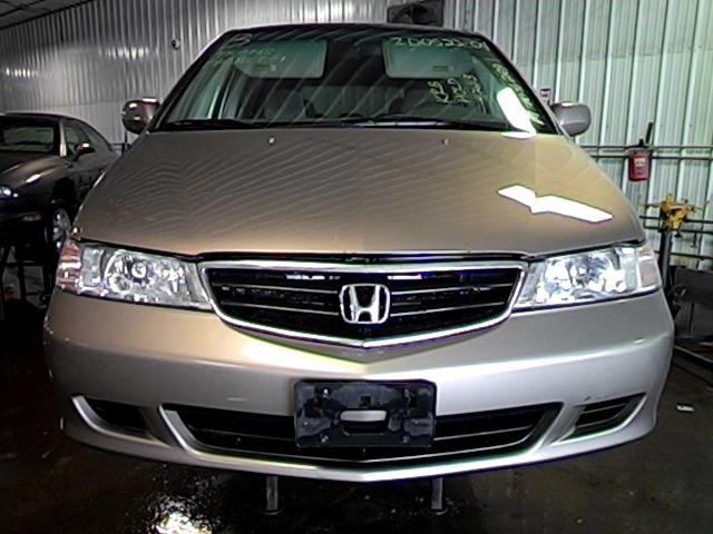 2004 honda odyssey rear seat belt & retractor only 2nd row left tan