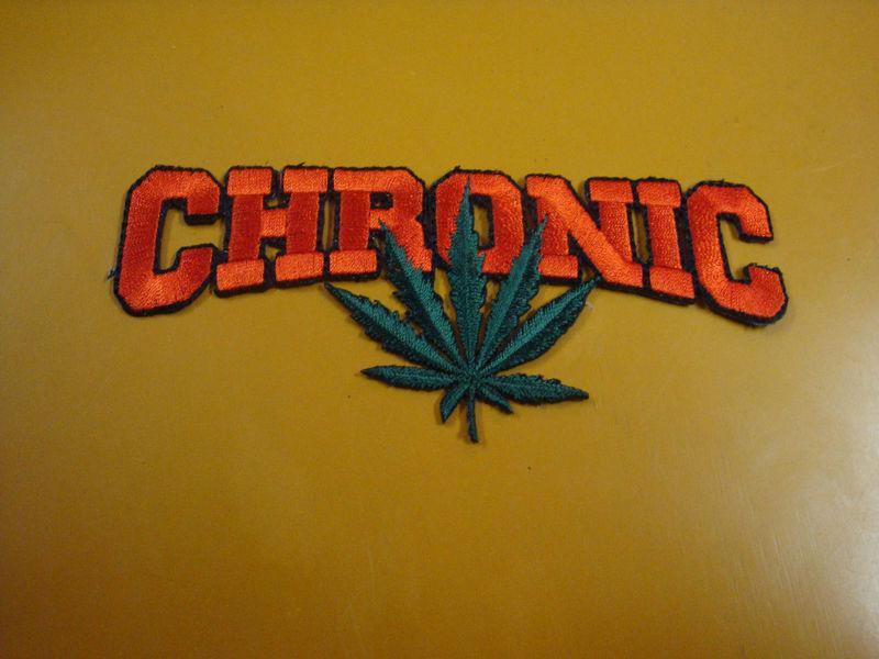 Chronic biker patch new!!