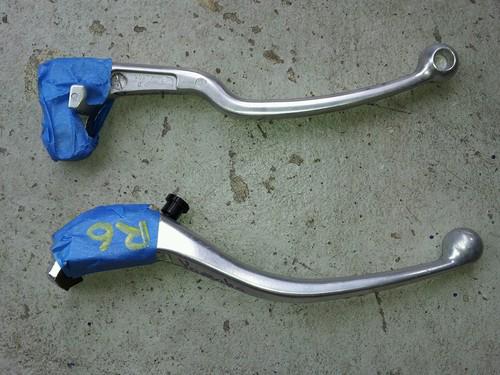 Oem 06 2006 yamaha r6 clutch & brake lever left & right set