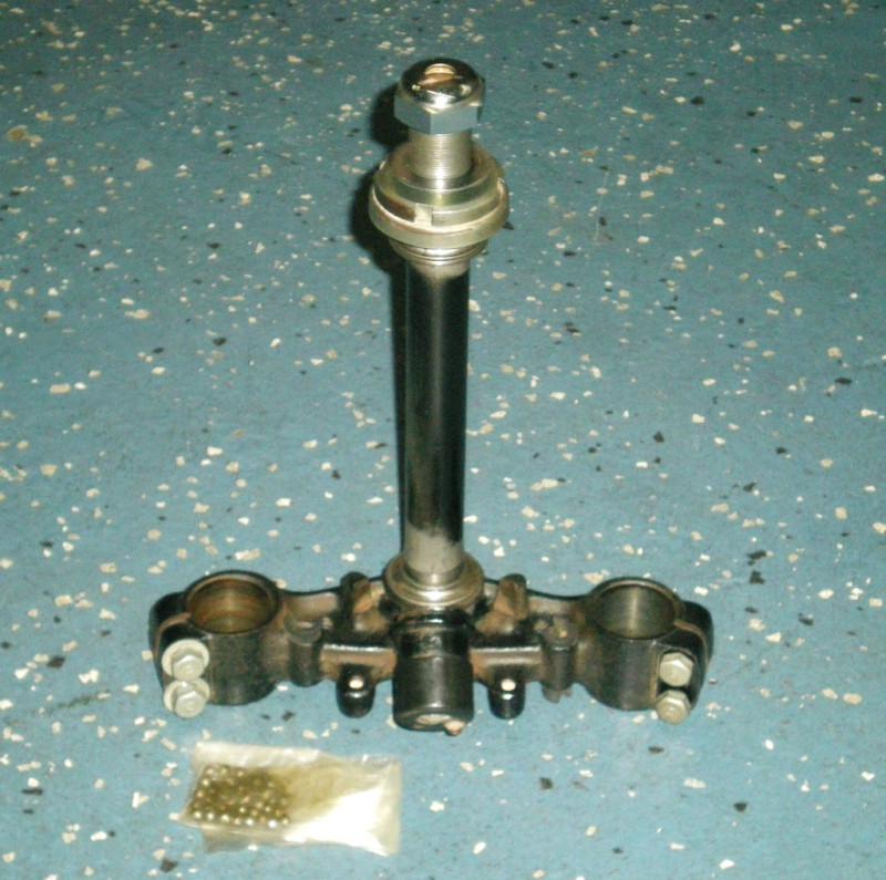 1974 honda xl 125 steering stem honda xl125 lower triple clap      