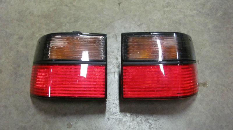 1993-1998 vw jetta oem hella smoked tail lights lamps pair lh rh 93-98 94 95 96