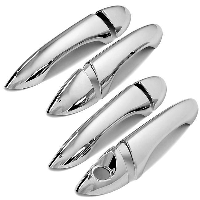 00 01 02 03 04 05 06 bmw x5 e53 new chrome 4 door handle cover molding trims set