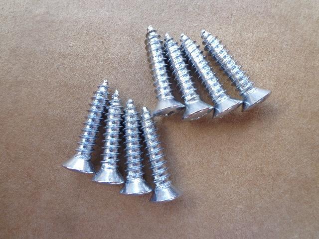 8 new sill plate screws! - for 50's-70's cars and trucks! show quality! nice!