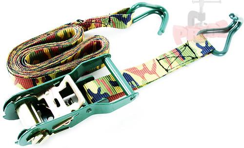 4pc 1 x 15' camouflage ratchet tie down cargo strap tow towing ratcheting camo 