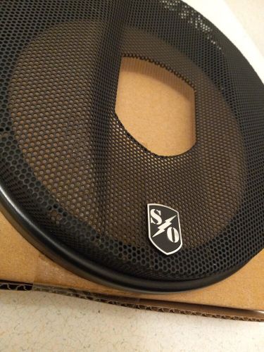 2x new - unknown - speaker covers - s/o 7 inches wide