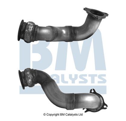 Exhaust pipe + fitting kit rear bm50986k bm catalysts 2214900222 a2214900222 new