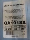 Quicksilver mercury black diamond qa1918x boat propeller 3 blade new in box