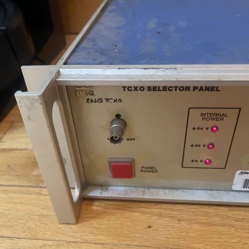 Bendix king tcxo selector panel frequency select avionics