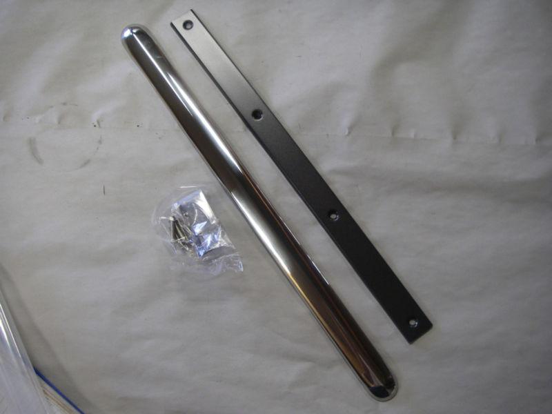 1947-1953 chevy pickup windshield division bar kit. polished stainless.