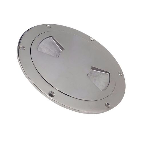 6&#034; solid cast marine boat deck inspection plate durable 316 stainless steel