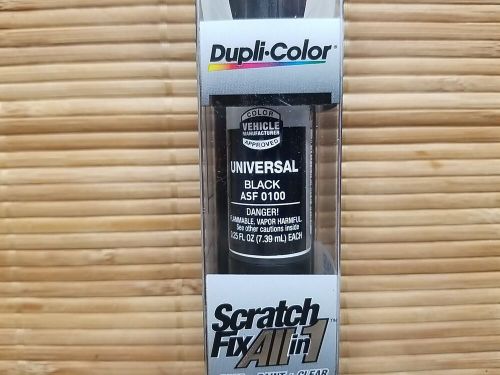 Duplicolor asf0100 universal black scratch fix touch-up paint ~ new ~ free ship