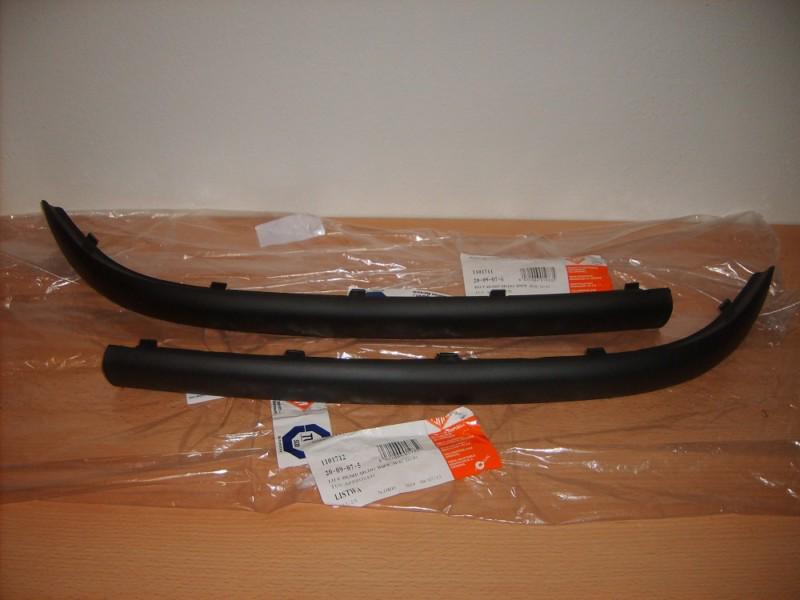 Bmw e46 3-series front bumper molding cover trim left + right (2001 - 2005)