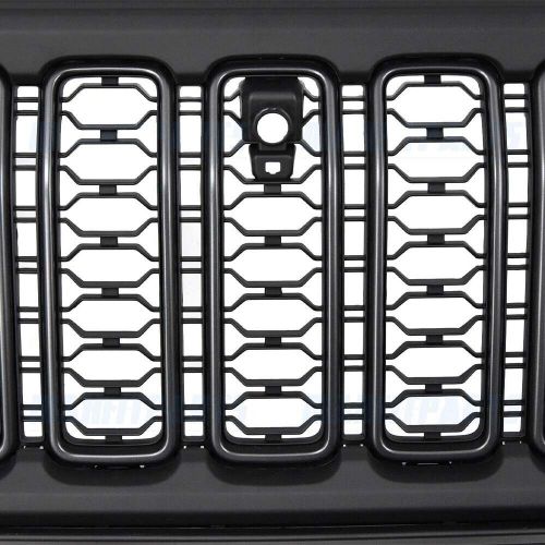 Front grill bumper mesh grille for jeep wrangler jl 2018-2023 upgrade to 2024 jl