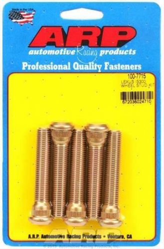 Arp 100-7715 wheel studs 0.558&#034; knurl 2.600&#034; uhl