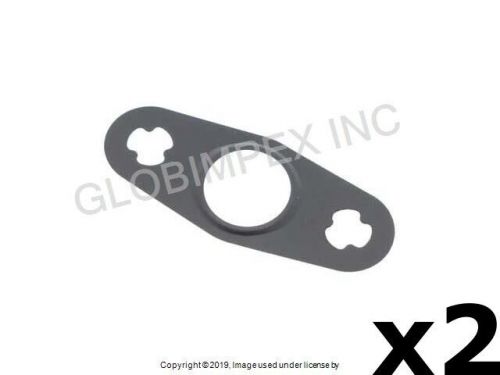 Bmw (2008-2016) turbocharger oil line gasket (2) elring klinger +1 year warranty