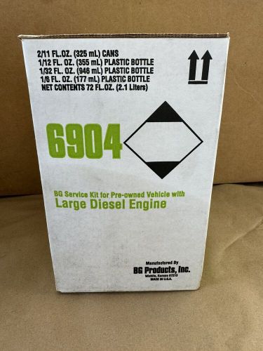 Bg pre-owned vehicle protection large diesel engine service kit 6904