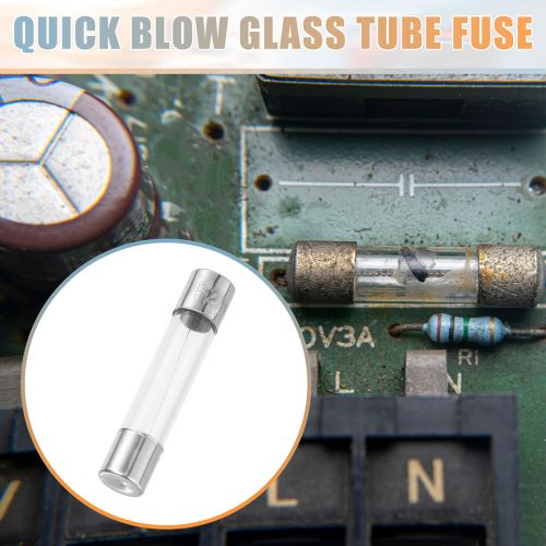 30pcs 2a quick blow glass tube fuse 250v 6x30mm 0.24x1.18 inch fuse for car