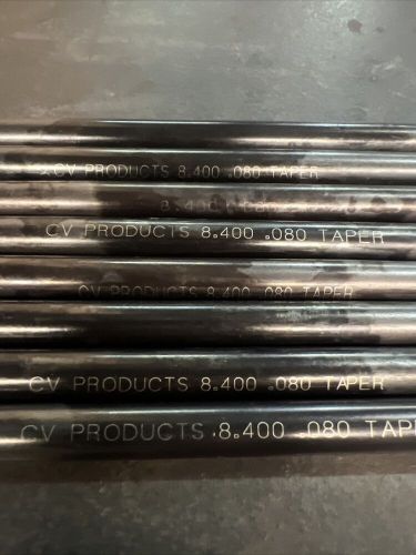 Bbc c/v products pushrods 8.400 double taper 3/8 .080 moly set of 8