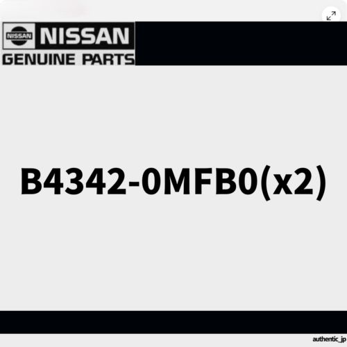 Nissan genuine 180sx s13 front turn signal pigtail harnes b4342-0mfb0 set of 2