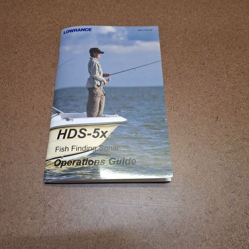 Lowrance hds 5x owners manual and quick start guide