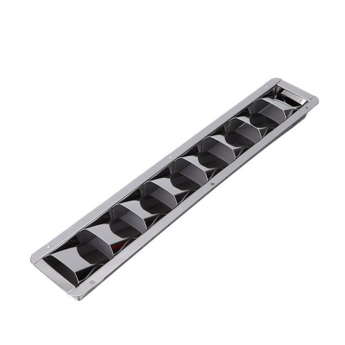 Marine louver vent grille oblong 8 slots grid cover stainless steel boat
