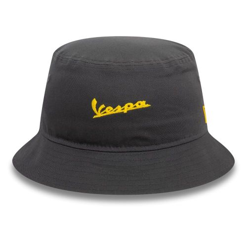 Vespa seasonal tapered bucket hat adults - dark grey