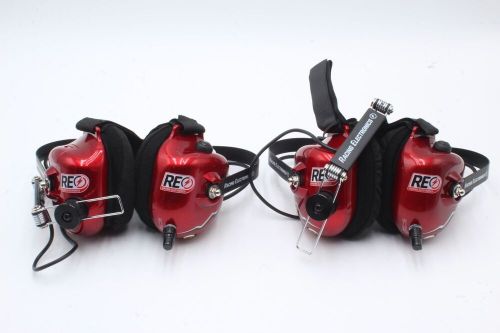 Lot of 5 racing electronics headsets | 3 way splitter | 2 still in bag