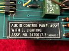 Cessna audio selector panel with tray p/n 2470017-2