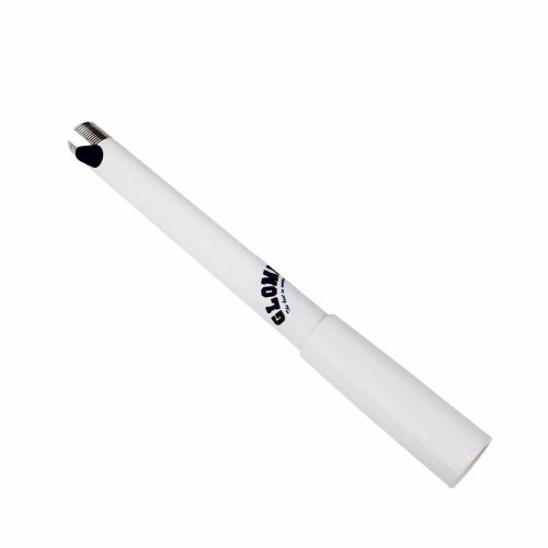 Glomex ra129/30 12&#034; aluminum antenna extension, white