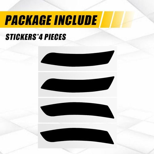 Front+rear car decal vinyl smoked kit for 2016 -2022 chevrolet camaro set of 4 t