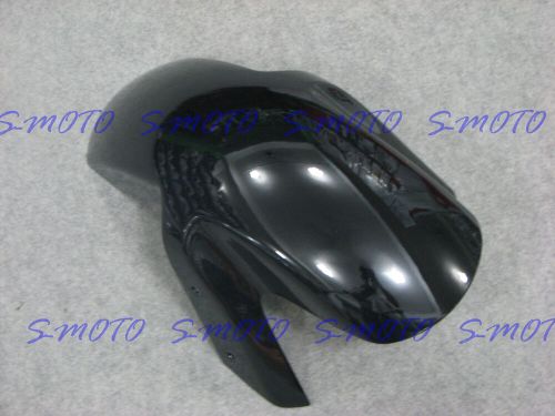 Front cowl fender mudguard fairing for kawasaki ninja 650r er6f 2006-2008 black