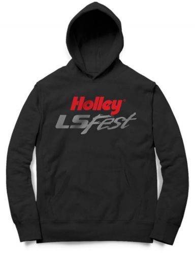 Holley 10295-mdhol ls fest hoodie - black - medium