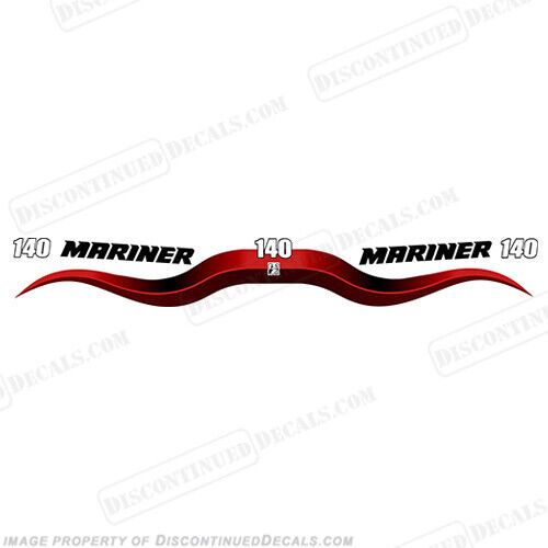 Fits mariner 140hp decal kit - wrap around