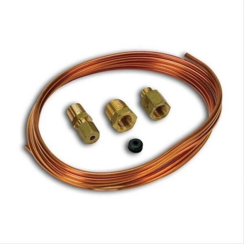 Autometer 3224 1/8in 6ft copper tubing gauge line kit, 1/8 in diameter, 6 ft, fe