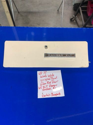 Oem 67-72 ford f100 f250 f350 glove box door white xlt ranger