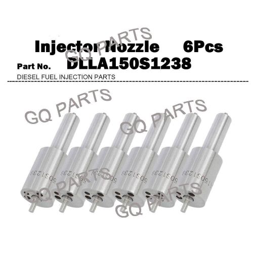 Dlla150s1238 6pcs injector nozzle 0433271655 1257360 for daf 85 95 11.6d 1249239