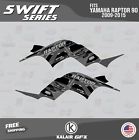 Graphics kit for yamaha raptor 90 (2009-2015) swift - smoke (16 mil)