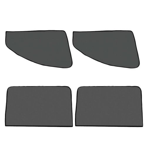 4pcs window car rear side mesh screen shade sun cover windshield sunshade visor